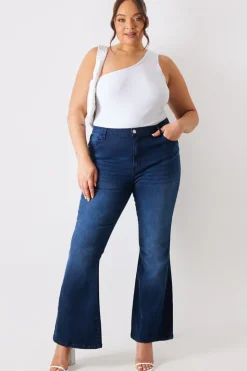 In The Style Ribbed One Shoulder Vest