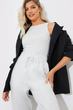 Sale In The Style Ribbed Racer Vest