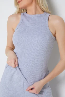 Sale In The Style Ribbed Racer Vest