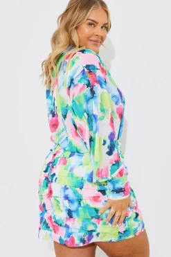 Sale In the Style Ruched Mini Co-Ord Skirt Multi