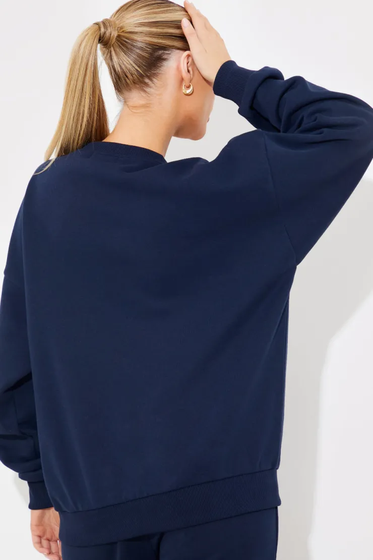 Clearance In the Style San Francisco Embroidered Sweatshirt