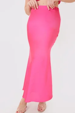 New In the Style Satin Maxi Co Ord Skirt