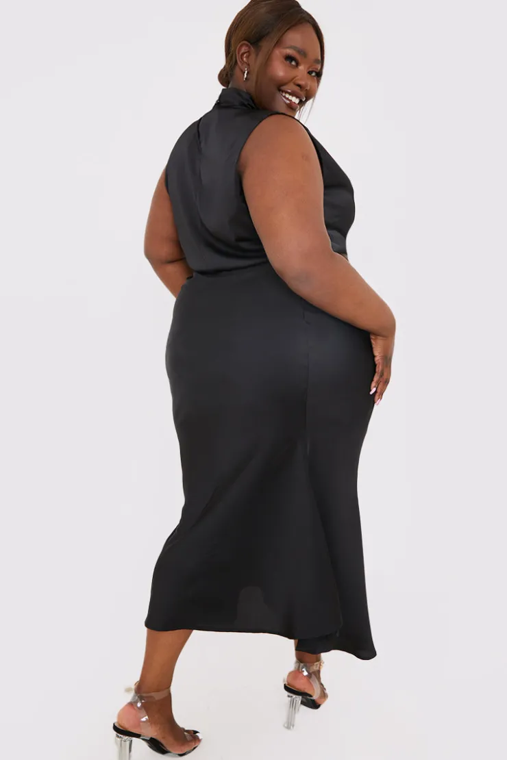 New In the Style Satin Maxi Co Ord Skirt