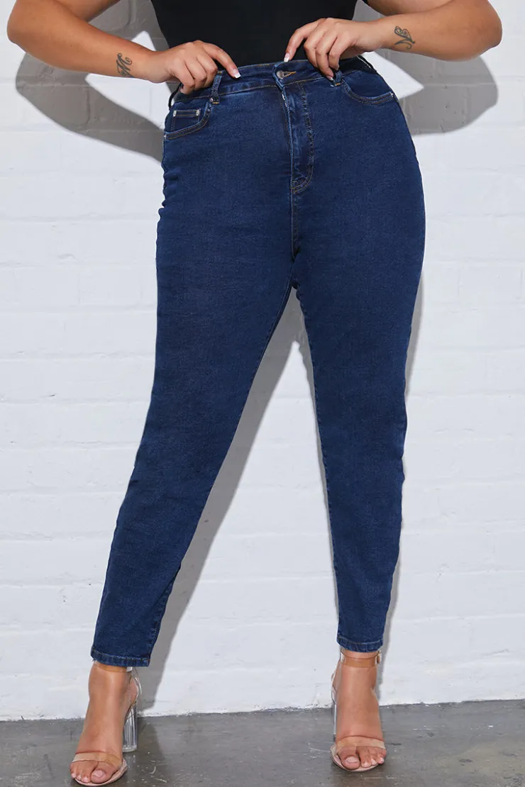 Fits Sculpt Shaper Jeans Blue