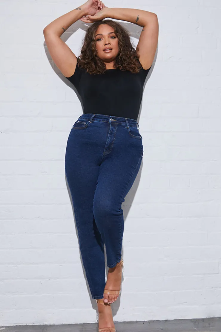 Fits Sculpt Shaper Jeans Blue