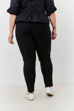 Online In The Style Seam Detail Trousers Black