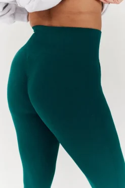Outlet Fits Seamless High Waist Bum Boosting Leggings Green
