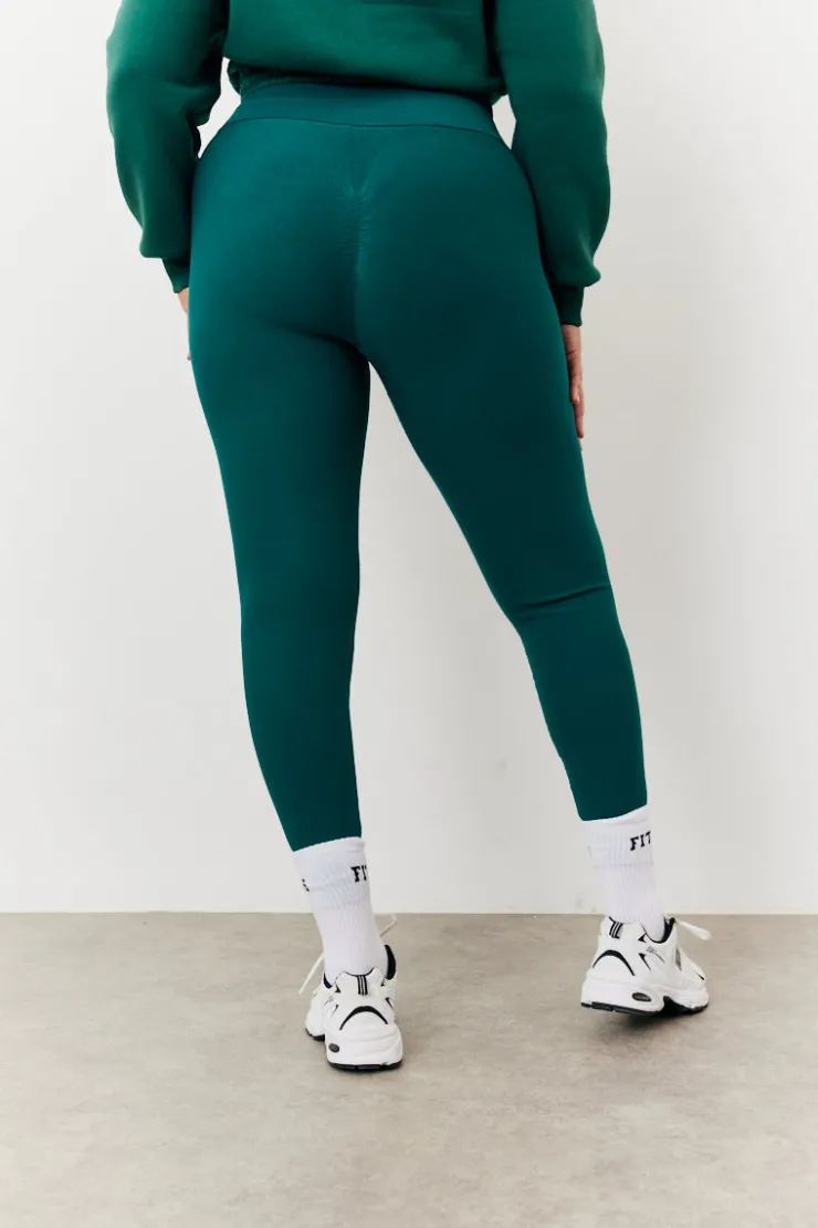 Outlet Fits Seamless High Waist Bum Boosting Leggings Green