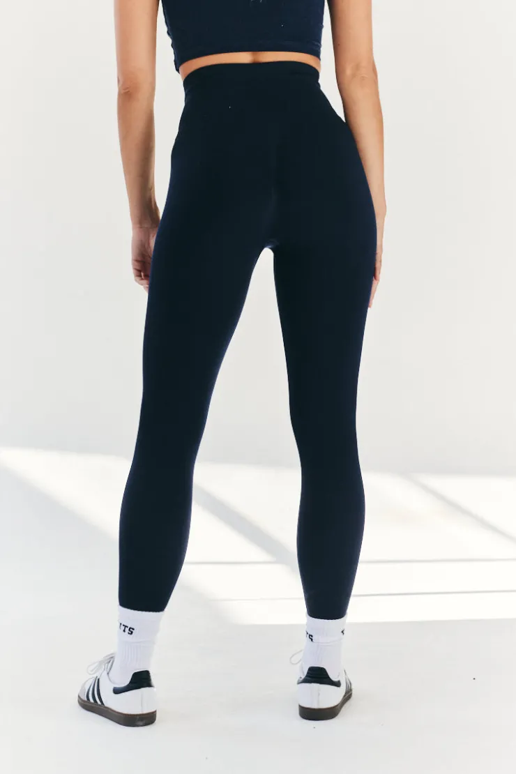 New Fits Seamless High Waist Bum Boosting Leggings Navy