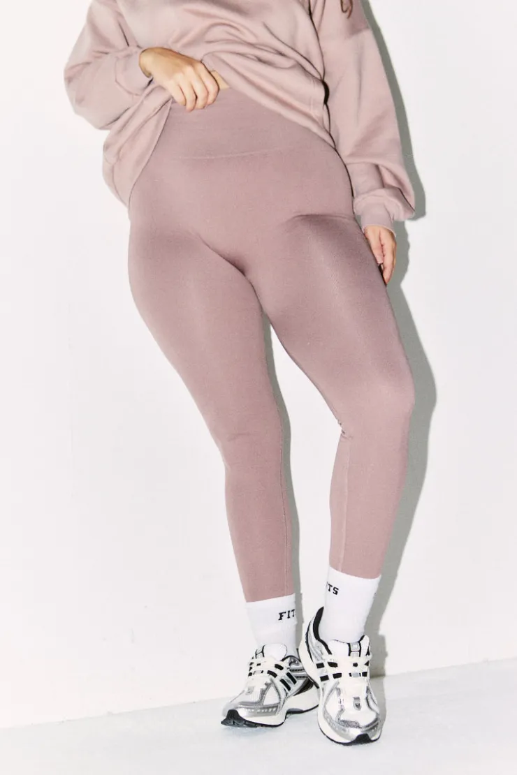 Online Fits Seamless High Waisted Bum Boosting Leggings Mauve
