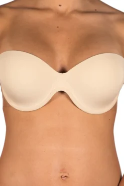 New In The Style Secret Winged Push Up Bra Beige