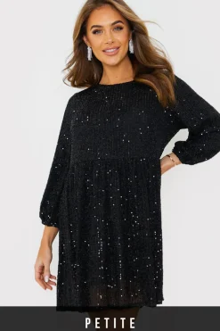 Hot In the Style Sequin Smock Mini Dress