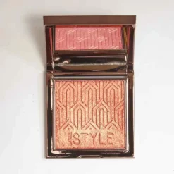 Online In The Style Shimmer Blusher Peach Kiss