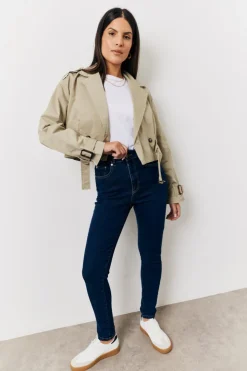 Outlet In the Style Skinny Jeans Blue