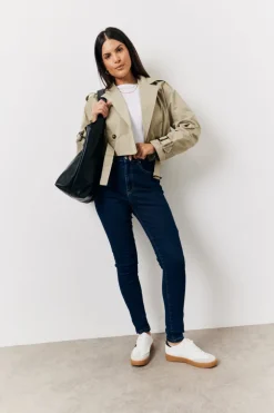 Outlet In the Style Skinny Jeans Blue