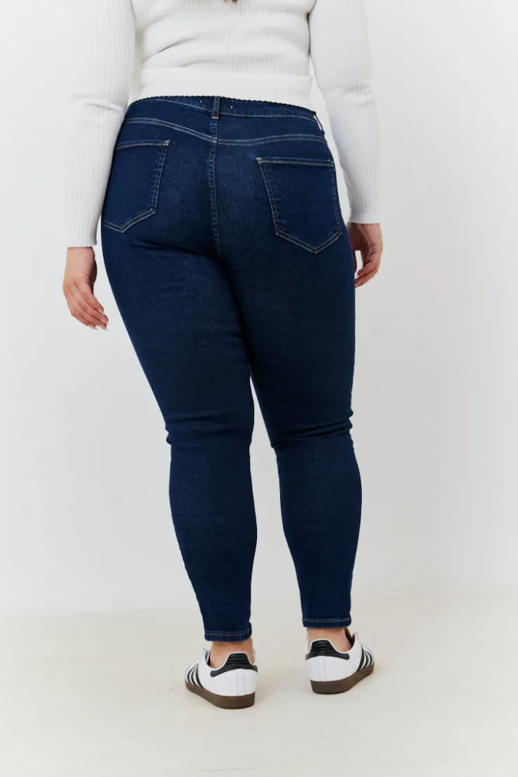 Outlet In the Style Skinny Jeans Blue
