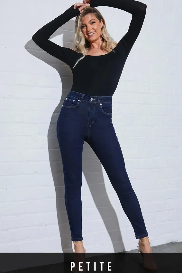 Discount Fits Skinny Jeans Blue
