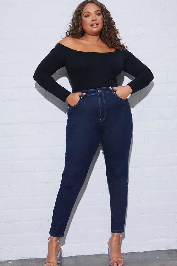 Discount Fits Skinny Jeans Blue