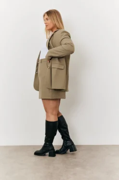 Sale In the Style Skirt With Shorts Lining Khaki