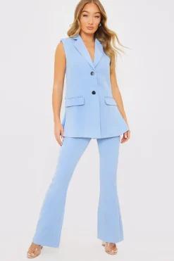 New In the Style Sleeveless Oversized Blazer