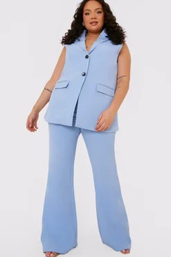 New In the Style Sleeveless Oversized Blazer