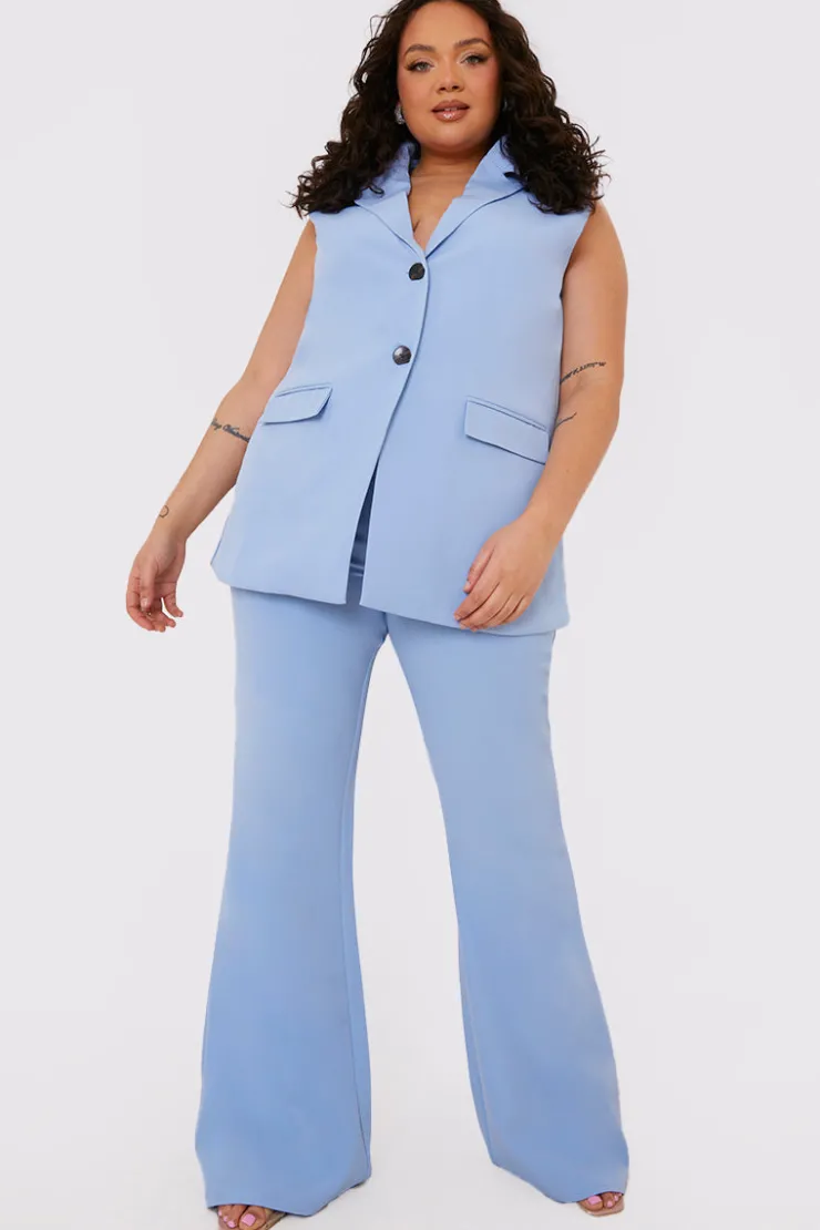 New In the Style Sleeveless Oversized Blazer