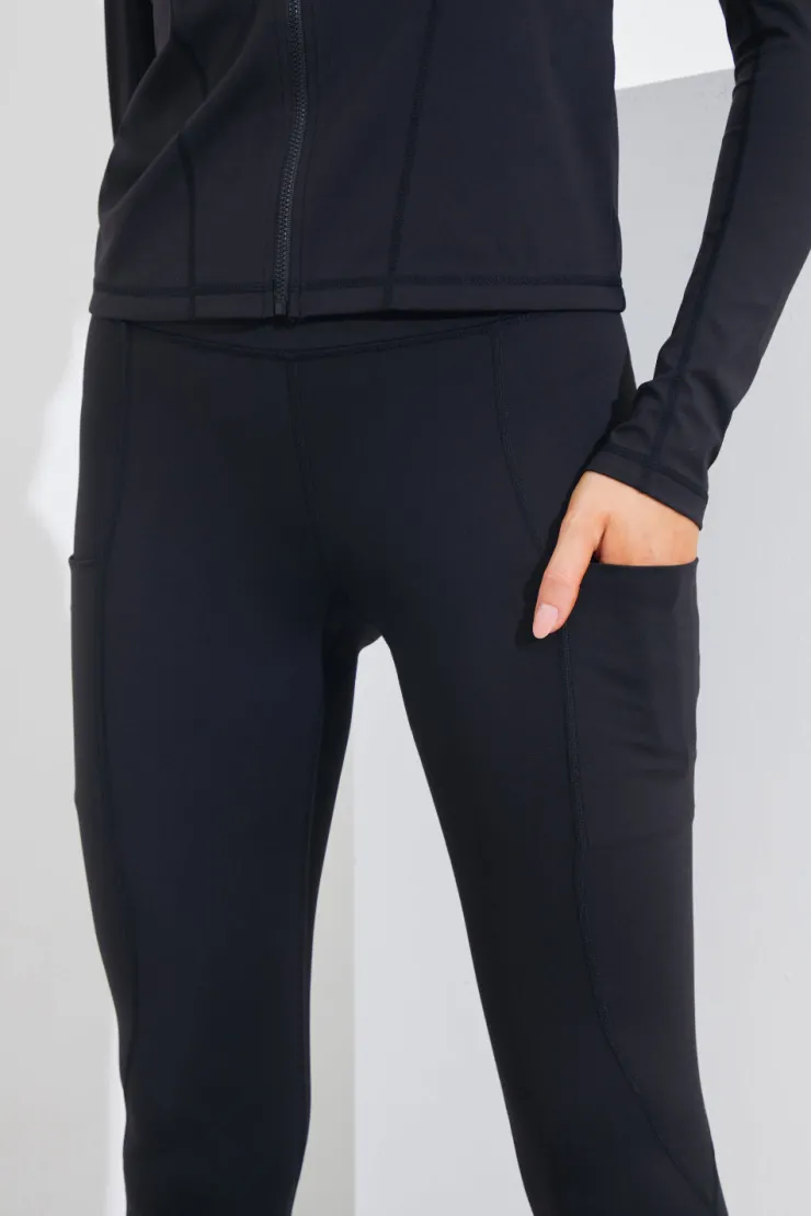 Hot In The Style Soft Touch Seam Detail Leggings