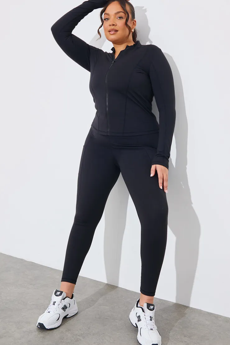 Hot In The Style Soft Touch Seam Detail Leggings