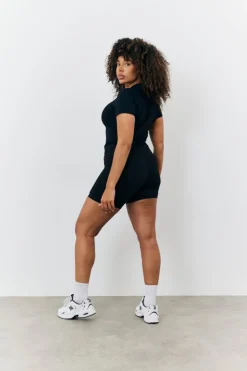 Outlet Fits Soft Touch Short Sleeve Top Black