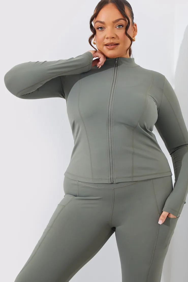 Hot In the Style Soft Touch Zip Through Jacket