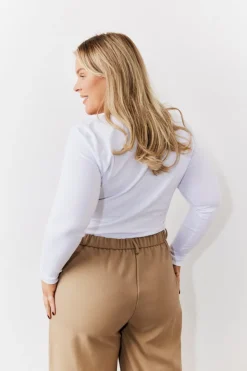 Discount In the Style Square Neck Top White