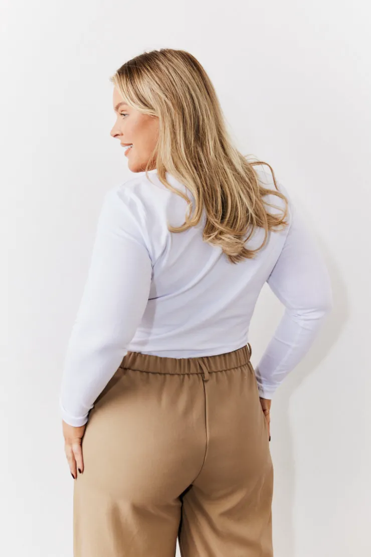 Discount In the Style Square Neck Top White