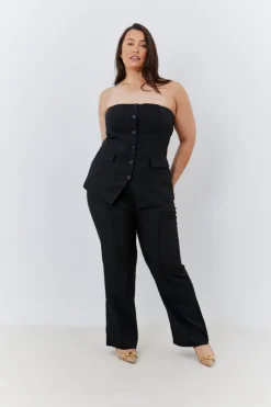 Best In The Style Straight Leg Co-Ord Trouser Black