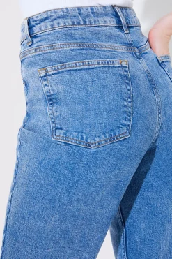 Hot Fits Straight Leg Jean Blue