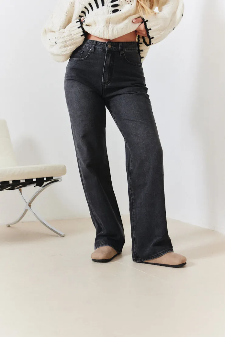Outlet In The Style Straight Leg Jeans Grey