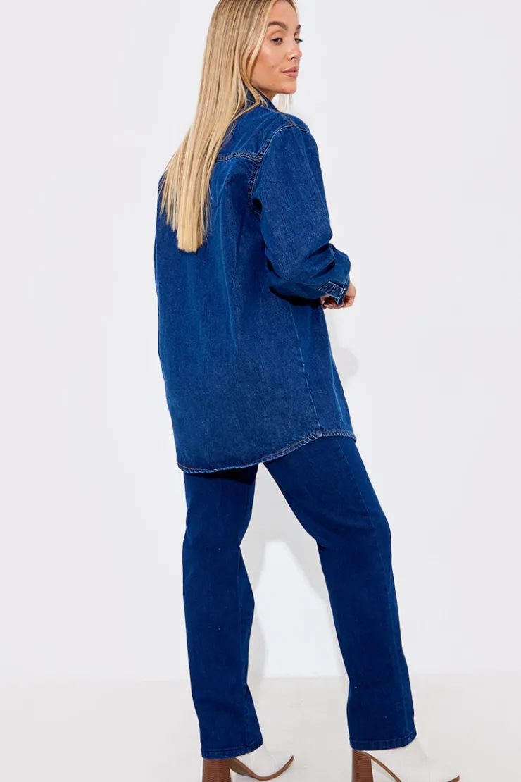 In The Style Straight Leg Jeans Indigo