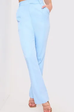 Discount Court By A Feather Straight Leg Trouser Blue