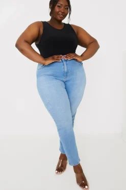 New In The Style Stretch High Waist Skinny Jeans