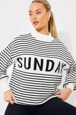 Best In the Style Stripe Sunday Knit Jumper
