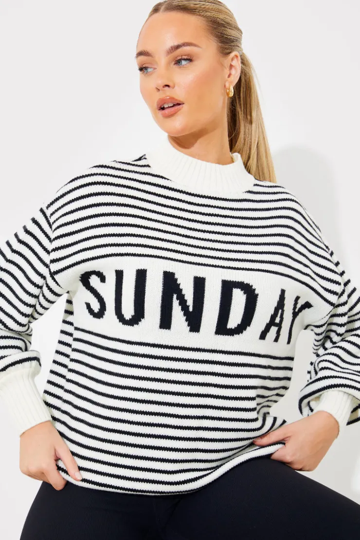 Best In the Style Stripe Sunday Knit Jumper