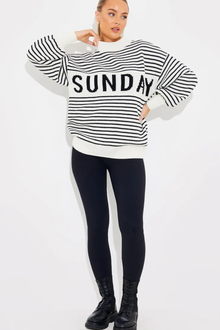 Best In the Style Stripe Sunday Knit Jumper