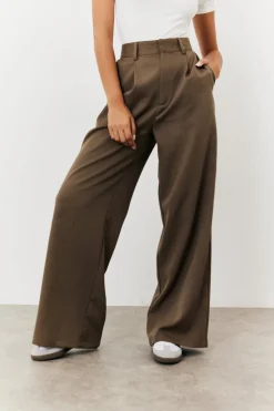 Sale In The Style Tailored Co-Ord Trouser Camel