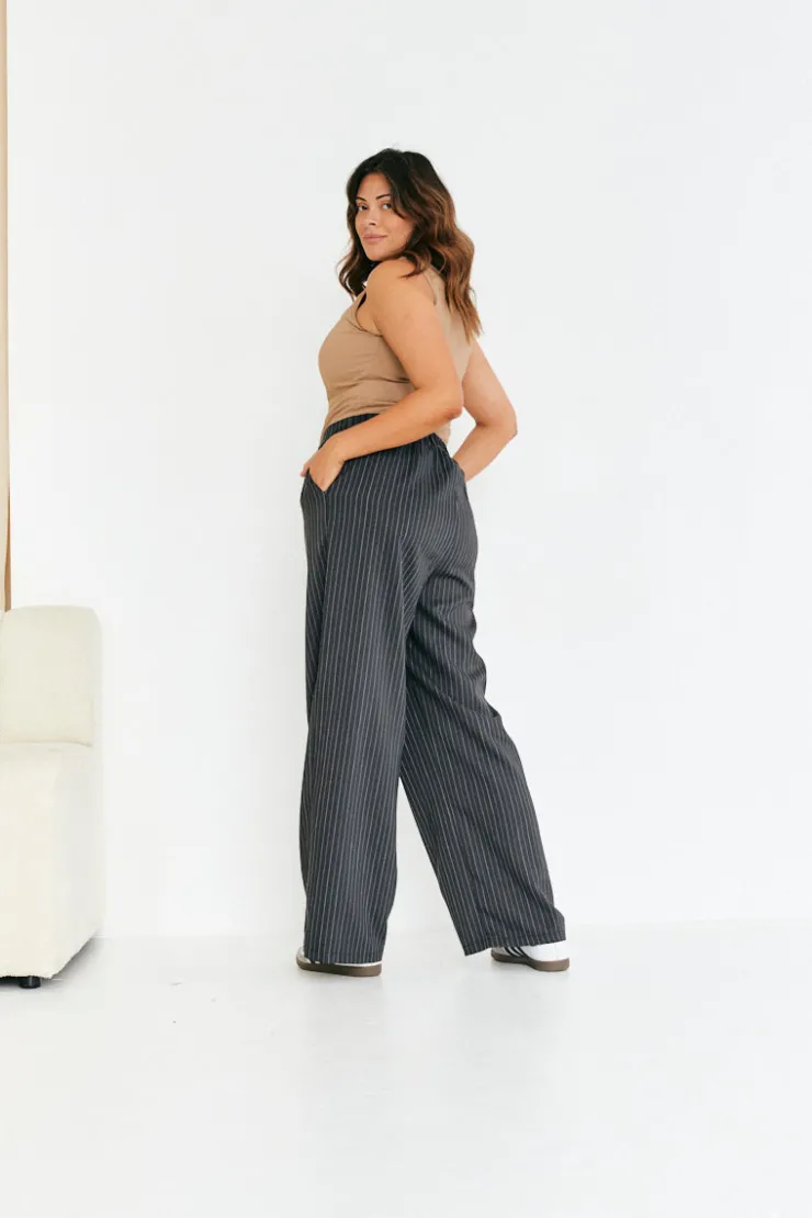 Discount In The Style Tailored Pinstripe Co-Ord Trouser Grey