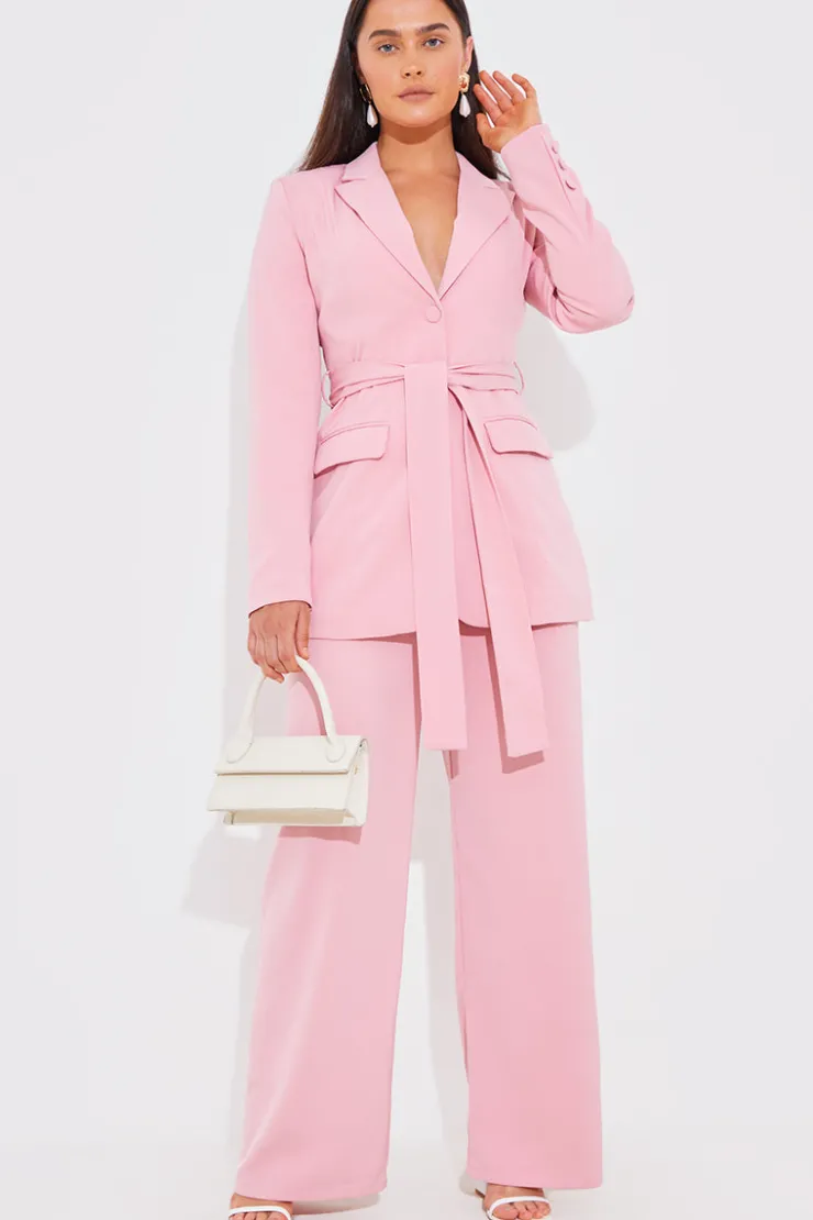 Online In The Style Tailored Trouser Light pink