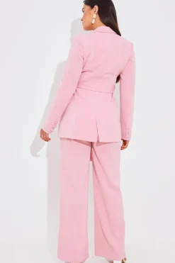 Online In The Style Tailored Trouser Light pink