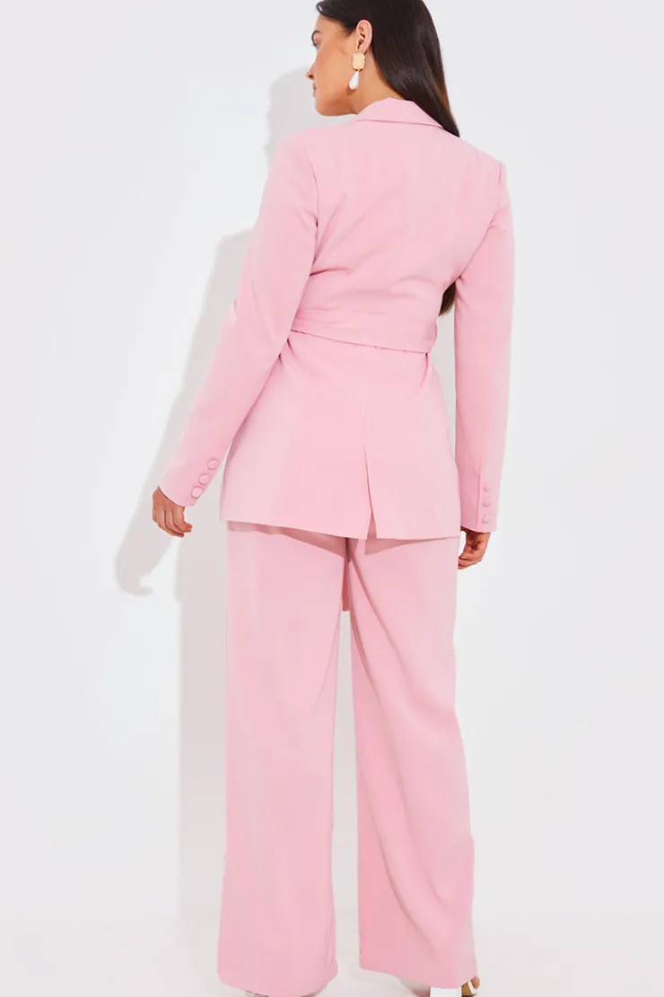 Online In The Style Tailored Trouser Light pink
