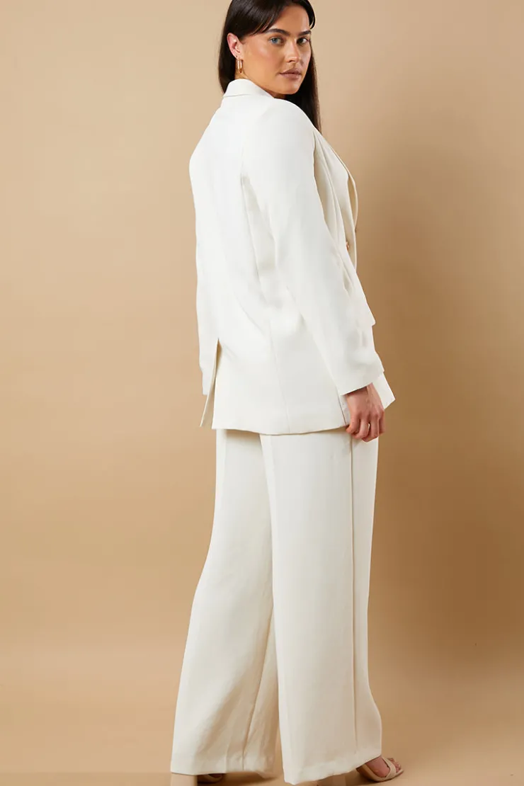 Outlet In The Style Tailored Trousers Cream