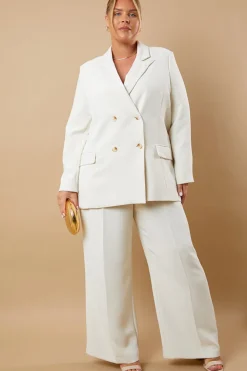 Outlet In The Style Tailored Trousers Cream