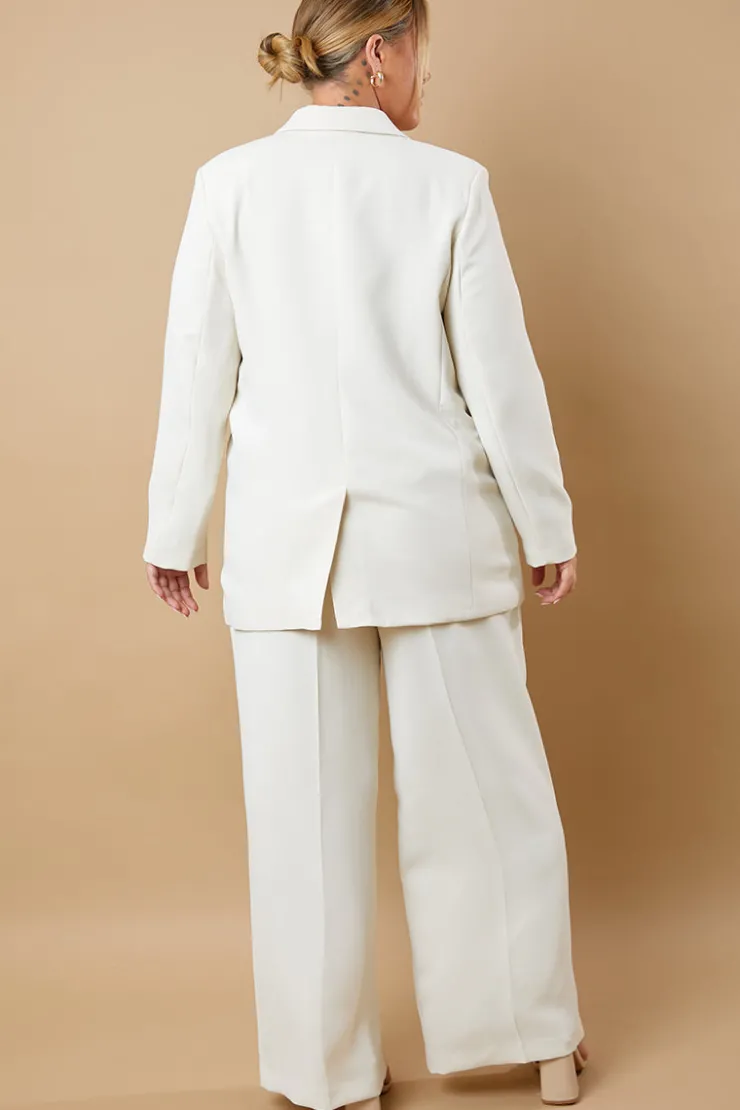 Outlet In The Style Tailored Trousers Cream