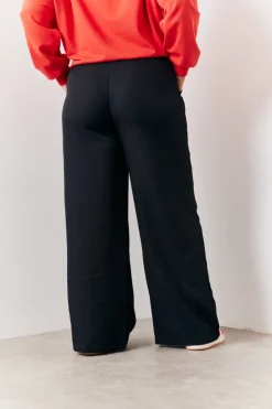 Best In The Style Tailored Wide Leg Trouser Black